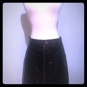Vegan “faux leather” miniskirt by MINKPINK.